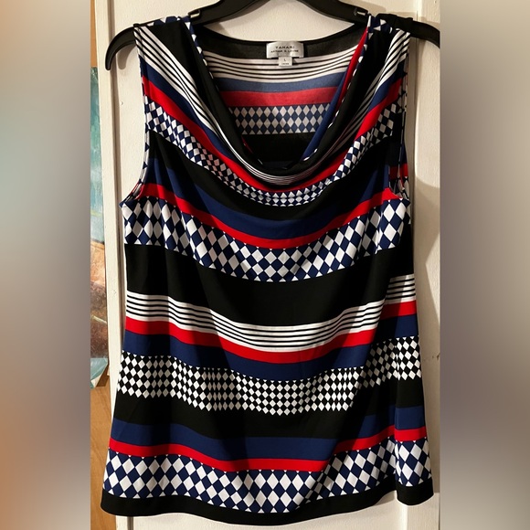 Tahari Tops - Tahari Arthur Levine Cowl Neck Top